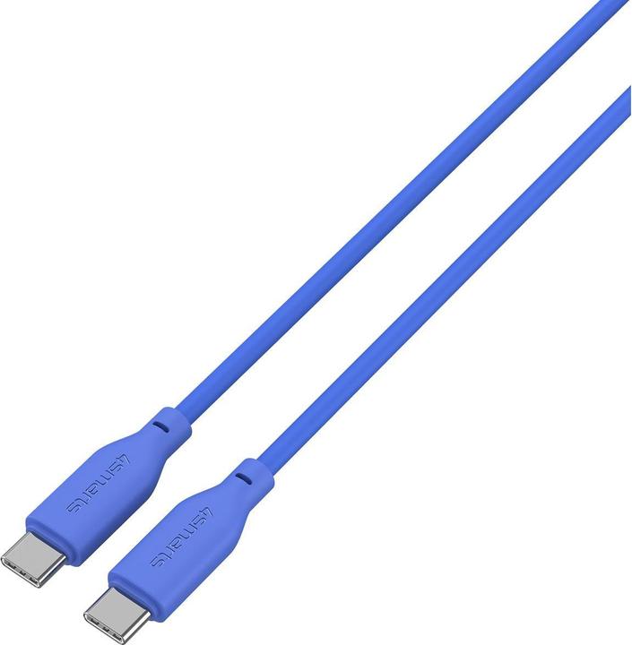Actual product image 4smarts USB-C / USB-C Silicone Cable High Flex 60W 1.5m blue (1.50 m, USB 2.0)