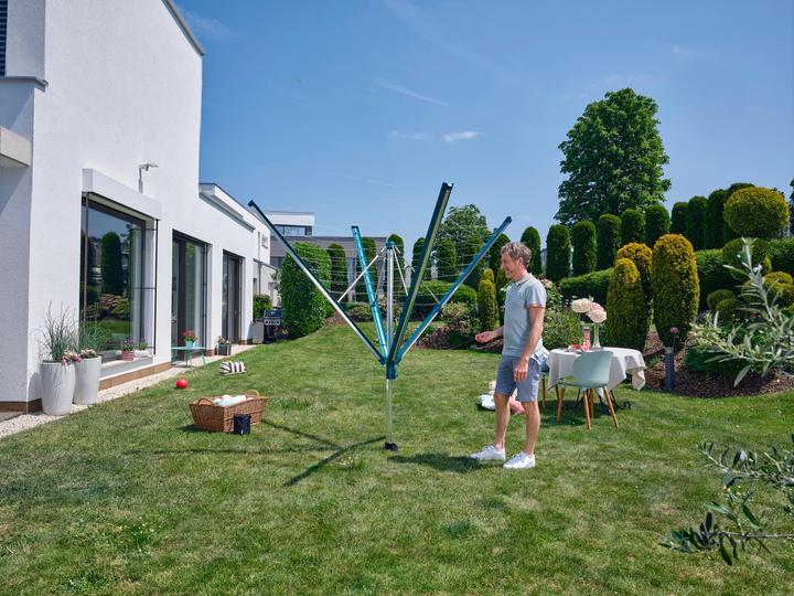 Image du produit Leifheit Séchoir parapluie Linomatic 600 Deluxe Cover (60 m)