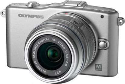 Olympus Pen E-PM1 Mini, 12MP, 14-42mm Kit, Silber