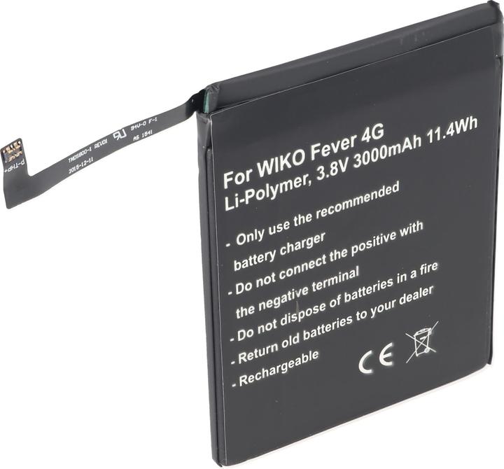 Image du produit Wiko Batterie Fever, FEVER 4G Batterie TLP15J15