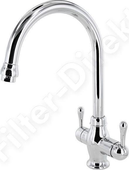 Alternativ 3 Wege Wasserhahn Landhaus Chrom Optik
