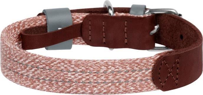 Produktbild Waudog Dog collar made of natural leather and recycled material with QR code size S, width 15 mm, br (S, Hund, Allgemein)