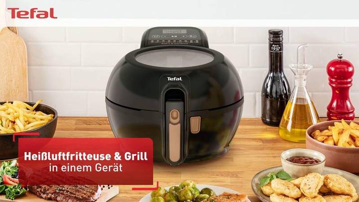 Actual product image Tefal ActiFry and Grill Genius Hot Air FryerBlack