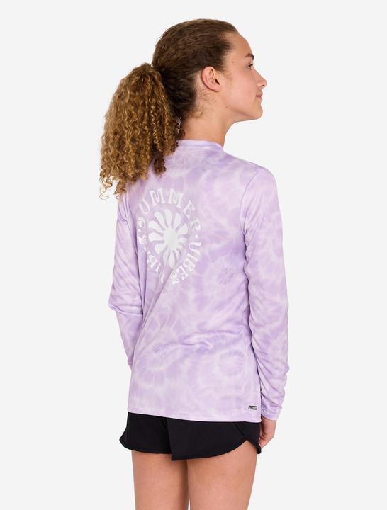 Actual product image Olaian UV-Shirt Surfen Kinder Vibes 100 violett (12, 13, 14)