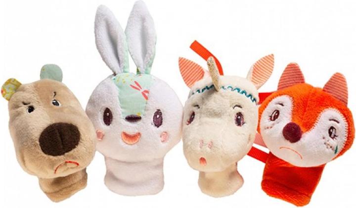 Actual product image Lilliputiens Forest animal finger puppets
