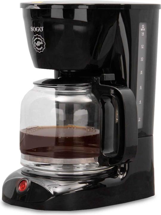 Immagine prodotto Sogo CAFFETTIERA A GOCCIA CON VASO DI VETRO, - 1,8L - 950W