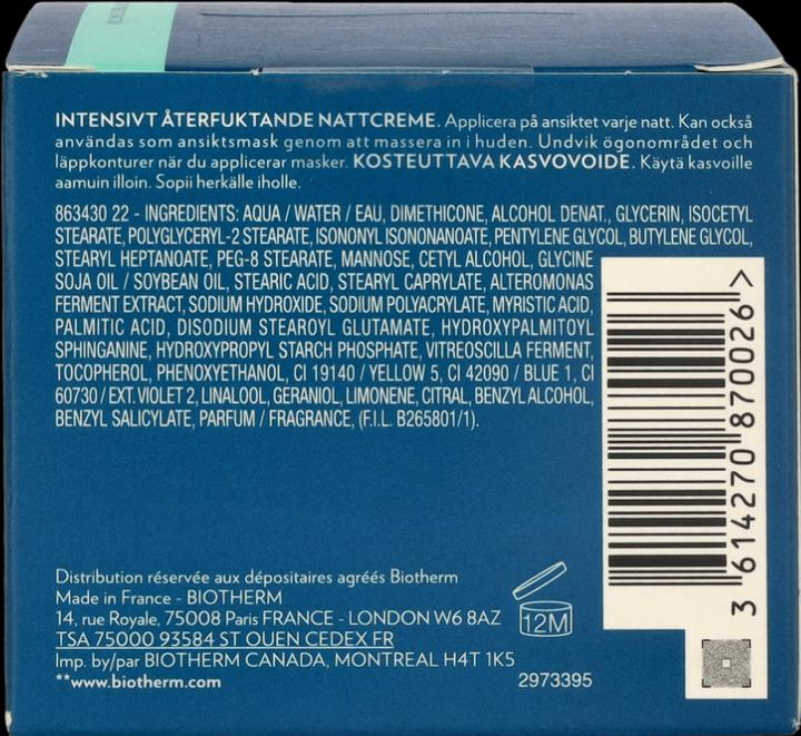 Produktbild Biotherm Aquasource Night Spa (50 ml, Nachtcreme)