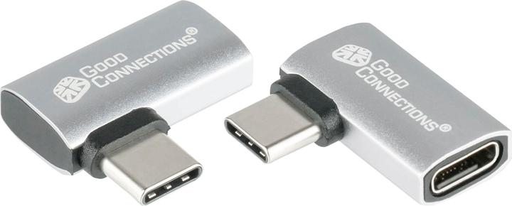 Produktbild Good Connections USB 4.0 Gen.3x2 Winkeladapter Portschoner 40GBit/s 240W 8Ka60Hz USB-C (USB)
