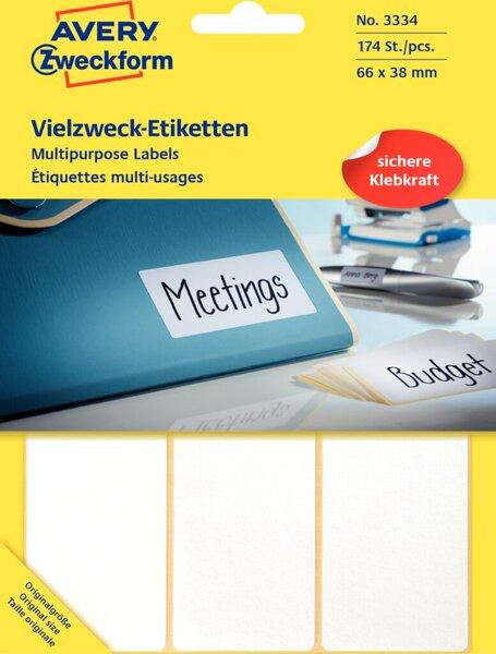 Actual product image Avery Universal labels