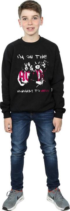 Produktbild AC/DC I'm On The Highway To Hell Sweatshirt Jungen (128)