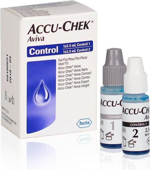 Actual product image Accu-Chek AVIVA Control Solution 2 x 2. (Control solutions)