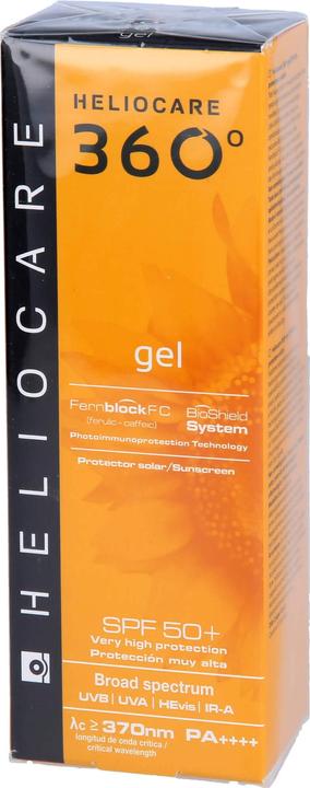 Image du produit Heliocare 360° gel SPF 50+ gel (Crème solaire, SPF 50, 50 ml)