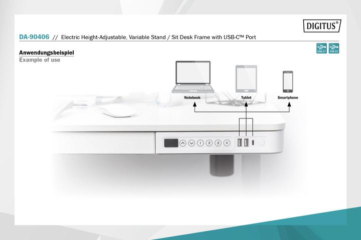 Produktbild Digitus Markus (120 x 60 cm)