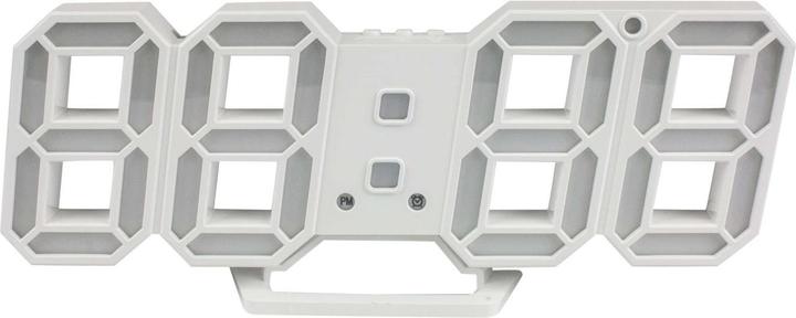 JTI Digitale 3D-Uhr - Weiss