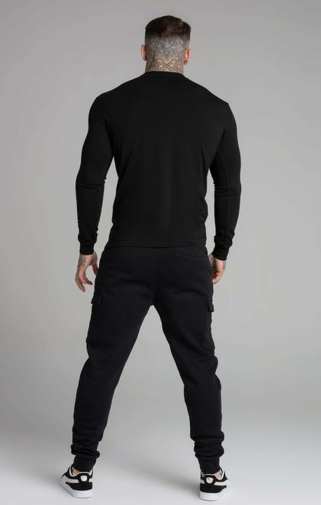 Actual product image Siksilk Sweatshirts Black Essential Sweatshirt (L)