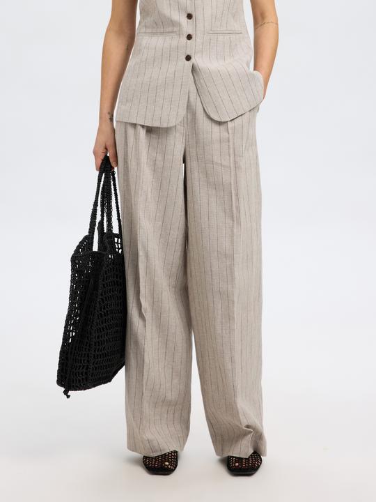 Produktbild Selected Femme Leinenmix Hose mit weitem Bein (40)