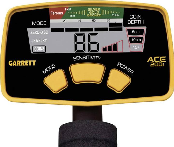 Actual product image Garrett Metal Detector ACE200i