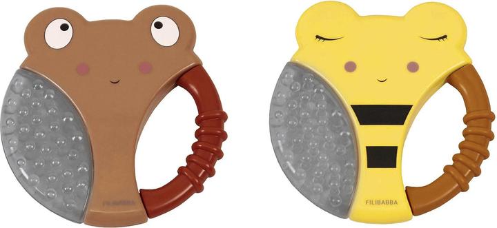 Image du produit Filibabba Anneaux de dentition réfrigérés - Abeille et chenille
