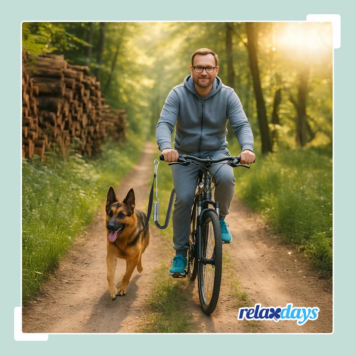 Produktbild Relaxdays Hunde-Fahrradleine (Hund, Fahrrad)