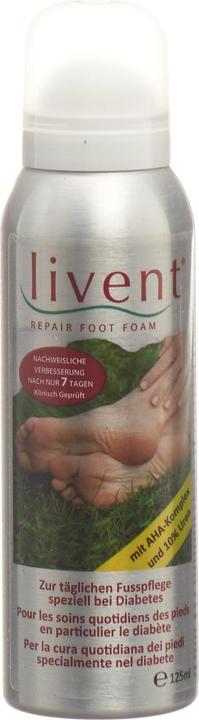 Livent Fusspflege Schaum Schaum (Fussdeodorant & -puder, 125 ml)
