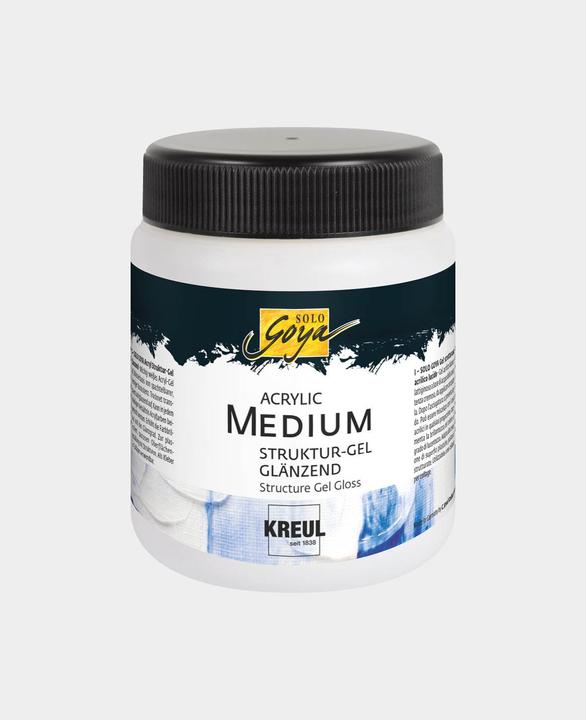 Produktbild Kreul Acrylic Medium Struktur-Gel Glänzend (Transparent, 250 ml)
