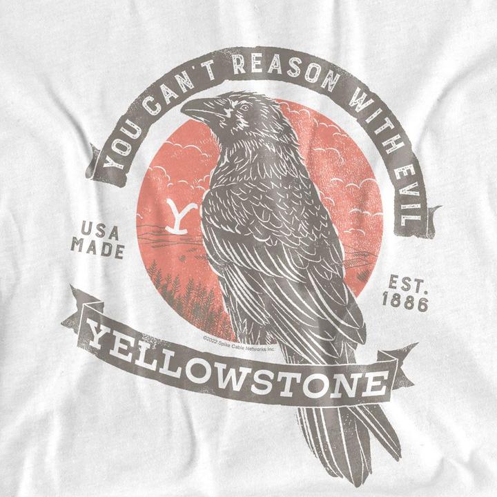 Actual product image Yellowstone Unisex Adult Evil Bird T-Shirt (XXL)
