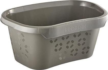 Produktbild keeeper Wäschewanne "tilda eco", Breite: 575 mm, grau Farbe: eco-grey, aus 100% Recyclingkunststoff