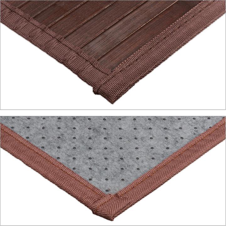 Image du produit Relaxdays Tapis en bambou (53 x 152 x 0.4 cm)