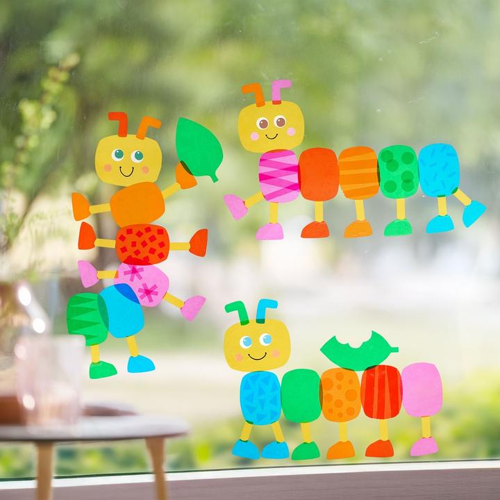 Immagine prodotto Haba Bastelset - Fensterbild Raupen