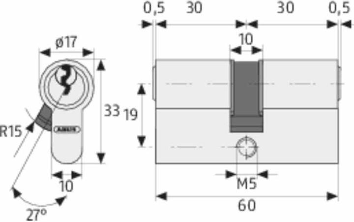 Produktbild Abus E30NP (Profilzylinder)