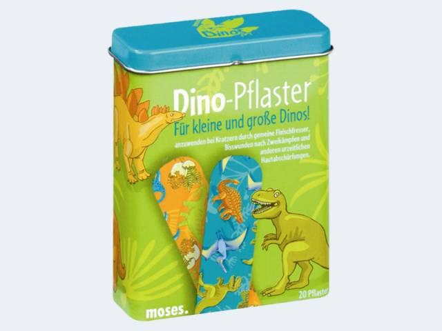 Productafbeelding Dino, 20 pleisters met patroon in metalen doosje (20 x)