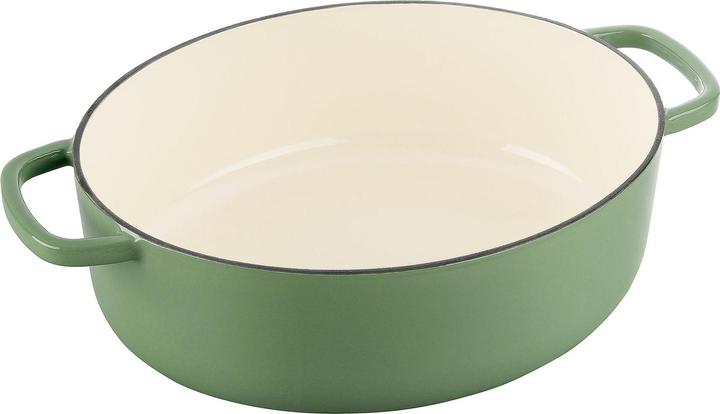 Image du produit Ballarini Cocotte BELLAMONTE 29 cm ovale 4,5 litres en fonte verte (29 cm, Cocotte + faitout, Fonte)