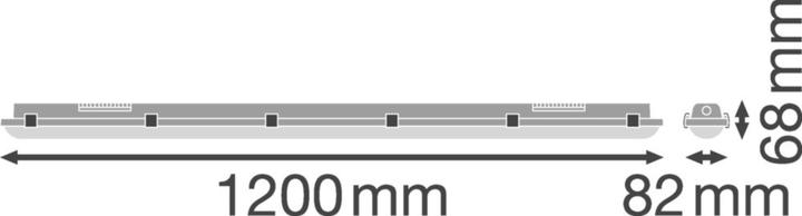 Actual product image Ledvance Feuchtraumleuchte DP120032W865IP65GY (4400 lm)