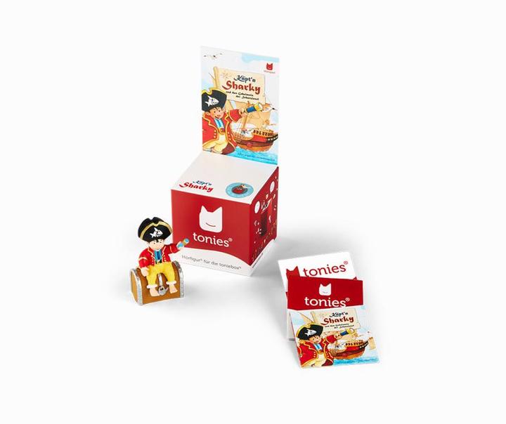 Actual product image Tonies Audio book Tonie - Captain Sharky and the secret of Treasure Island (German)