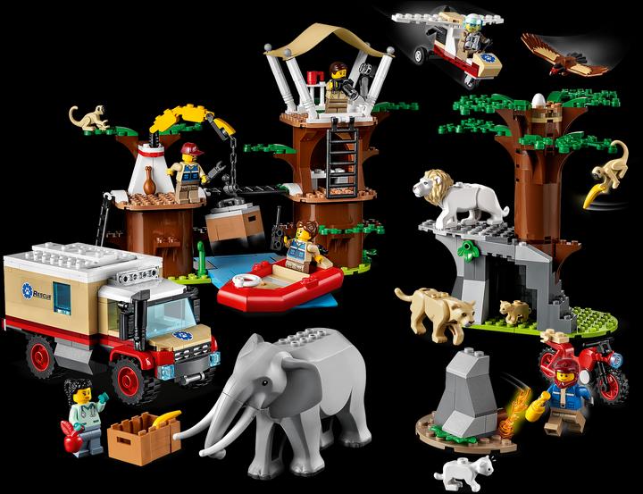 Image du produit LEGO Camp de sauvetage des animaux (60307, LEGO City, LEGO difficiles à trouver)