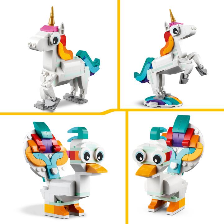 Image du produit LEGO 31140 Licorne magique (31140, LEGO Creator 3-in-1)