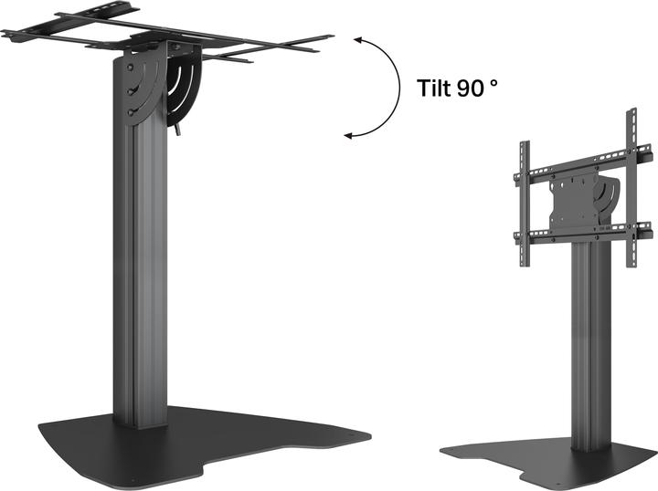 Actual product image Multibrackets TV-Ständer, 40-55", Metall/Aluminium, schwarz (55", 45 kg)