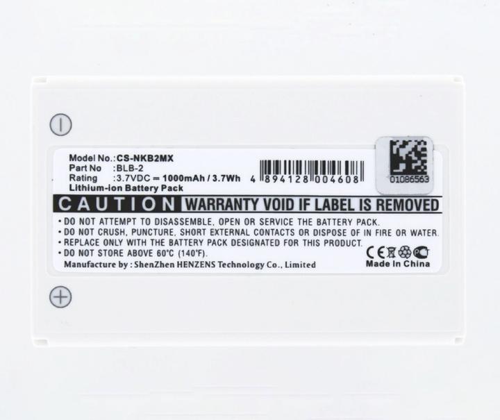 Actual product image AGI Battery compatible with Mustek DV4000 (Rechargeable battery)