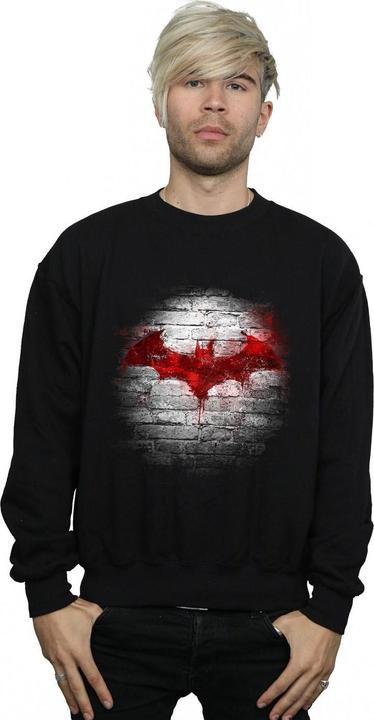 Image du produit Mens Batman Logo Wall Cotton Sweatshirt (L)