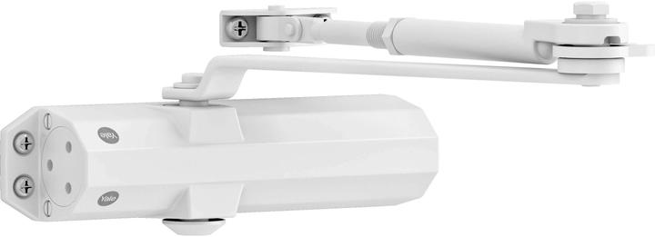 Image du produit Yale Türschliesser mit Feststellarm, Serie 4500 Weiss (Porte en bois, Intérieur)