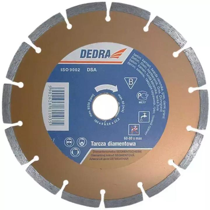Produktbild Dedra segmentierte Diamanttrennscheibe zum Trennen 150 mm 22,2 mm (H1110)