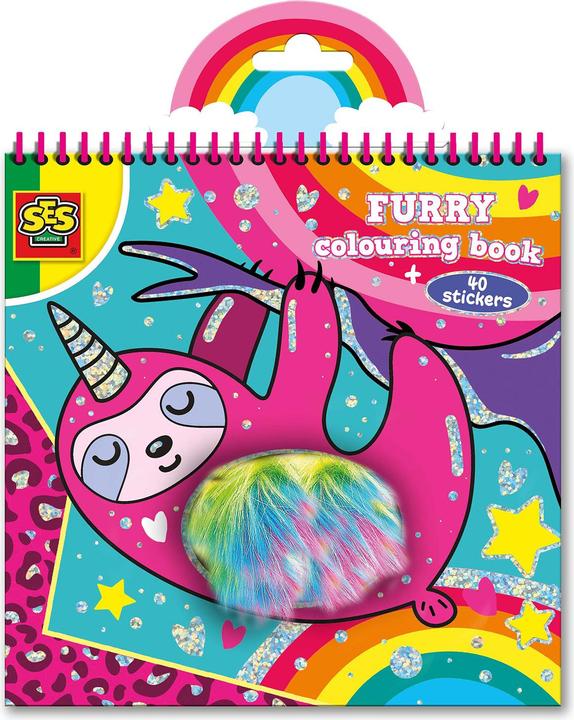 Produktbild Ses Plüsch Malbuch