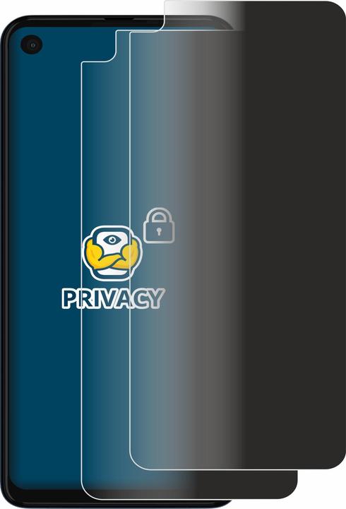 Produktbild BROTECT Sichtschutzfolie Anti-Spy Privacy Folie Blaulicht-Schutz (2 Stück, Motorola One Vision)