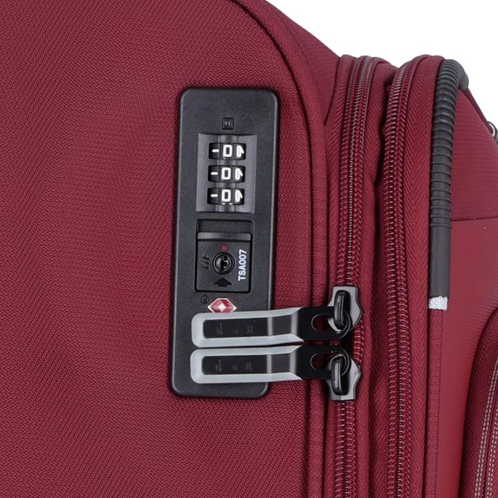 Actual product image D&N Travel Line 9504 4-wheel trolley M 67 cm with expansion fold (67 l, M (50 - 90l))