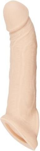 Actual product image Nature Skin Penis Sleeve with Extension