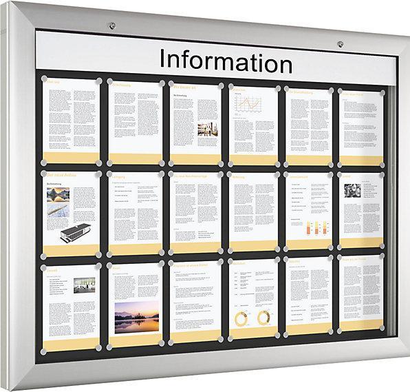 Produktbild kaiserkraft Schaukasten für Innen- und Aussenbereich (Magnettafel, 138 x 102.5 cm)