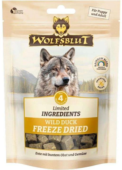 Produktbild Wolfsblut Leckerli Freeze Dried Wild Duck 40 g (1 Stk., 40 g)