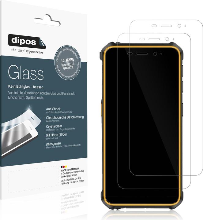 Produktbild Dipos Anti-Shock Displayschutz 9H (1 Stück, Ulefone Armor X12 Pro)