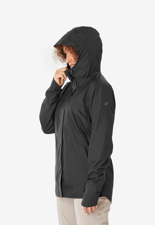 Produktbild Quechua Wanderjacke Damen wasserdicht - NH500 schwarz (XL)