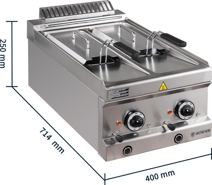 Actual product image Gastro Hero Electric deep fryer Series + - Table-top appliance